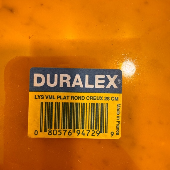 Duralex Vermeil Amber Glass 10" Pie Plate - Picture 3 of 4